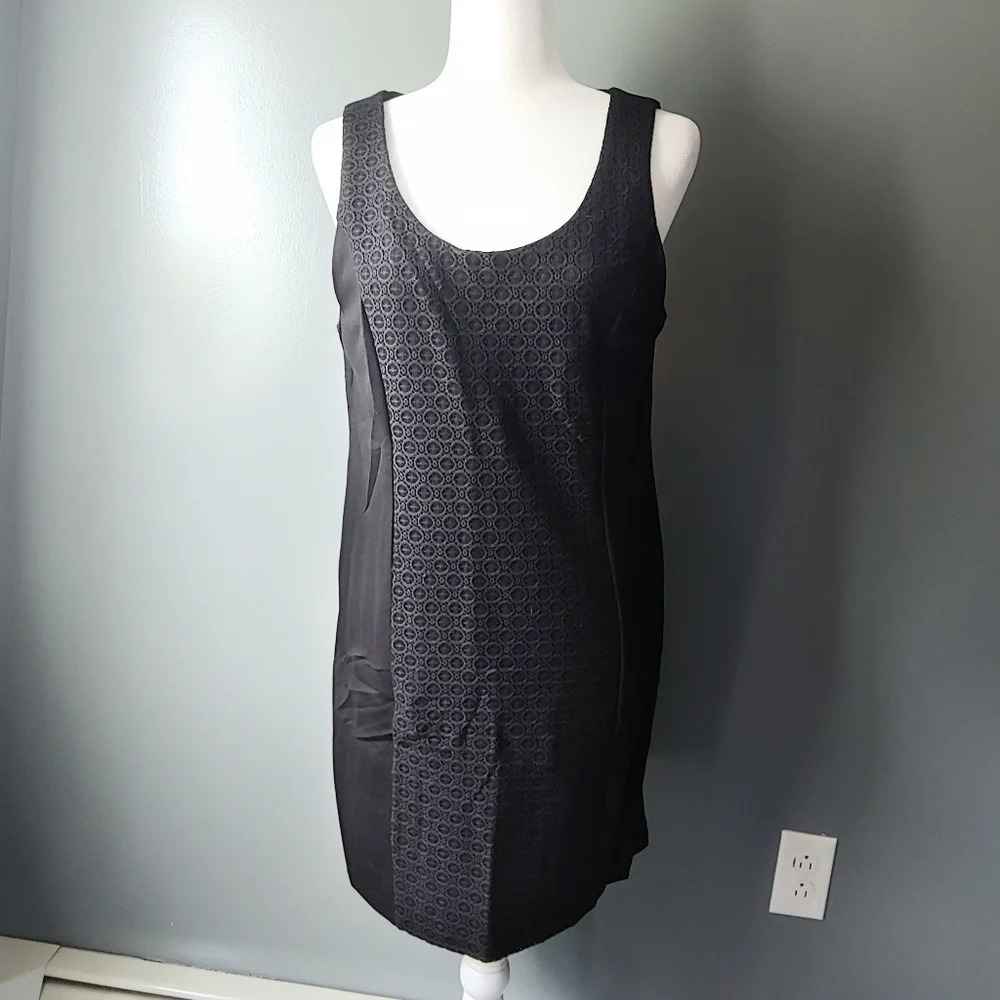 Kensie Little Black Dress with Embroidery